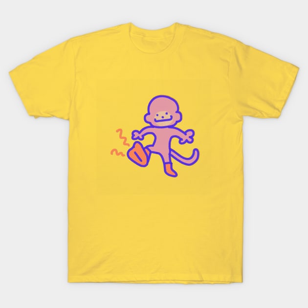 Socks Monkey! T-Shirt by Kenners
